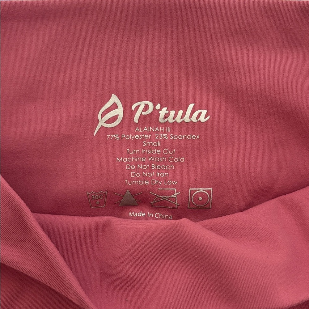 Ptula pink legging yoga pants size small